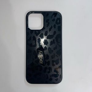 Loopy Case iPhone 12 Pro - Black Cheetah